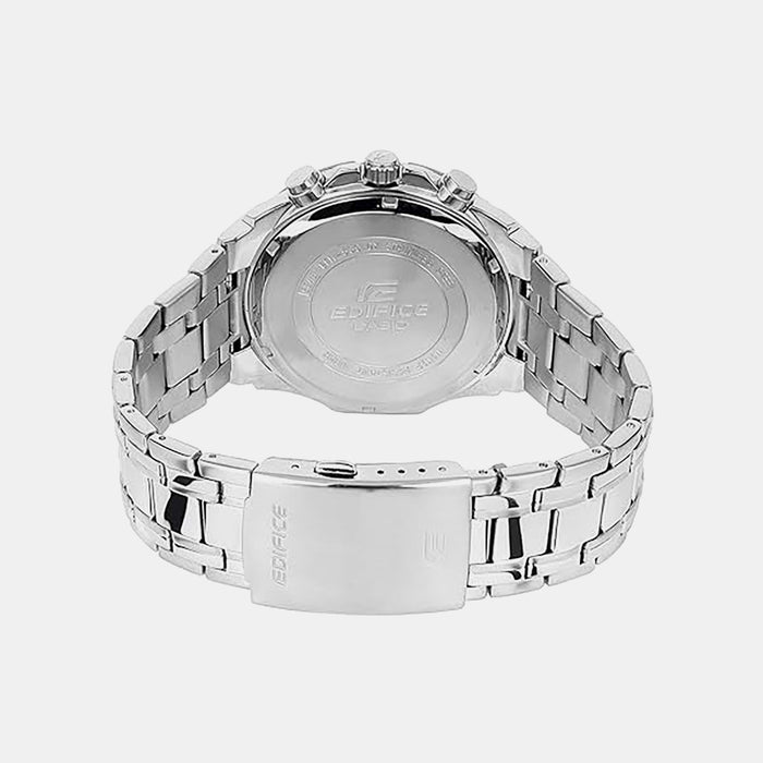 Edifice Men Quartz Grey Dial Chronograph Stainless Steel Watch ED676