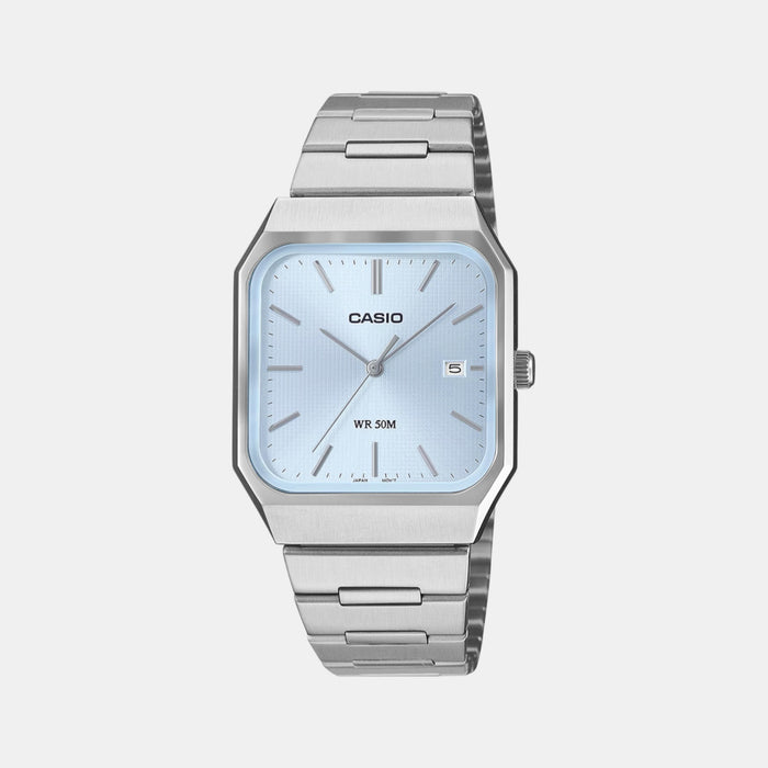 Enticer Men Quartz Blue Dial Analog Stainless Steel Watch A2467