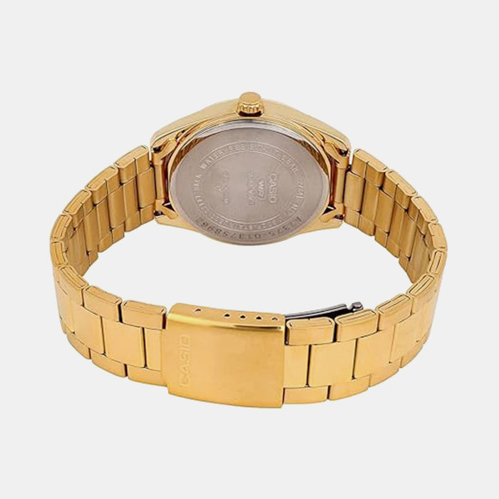 Enticer Men Quartz Brown Dial Analog Stainless Steel Watch A2375