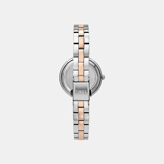 Fria Women Quartz Mother Of Pearl Dial Analog Brass Watch TWEL24102