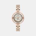 Fria Women Quartz Mother Of Pearl Dial Analog Brass Watch TWEL24300