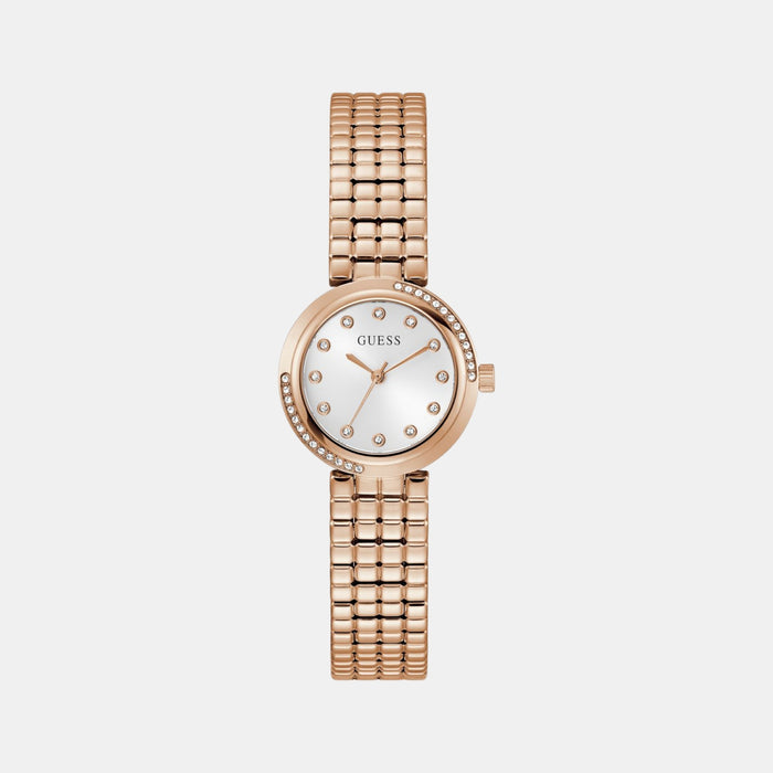 Gb Clara Women Quartz White Dial Analog Stainless Steel Watch Gw0930L3