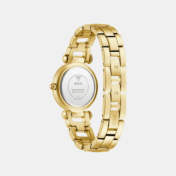 Gb Ginger Women Quartz Champagne Dial Analog Stainless Steel Watch Gw0869L4