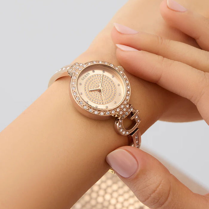 Gb Giselle Women Quartz Rose Gold Dial Analog Stainless Steel Watch Gw0929L3
