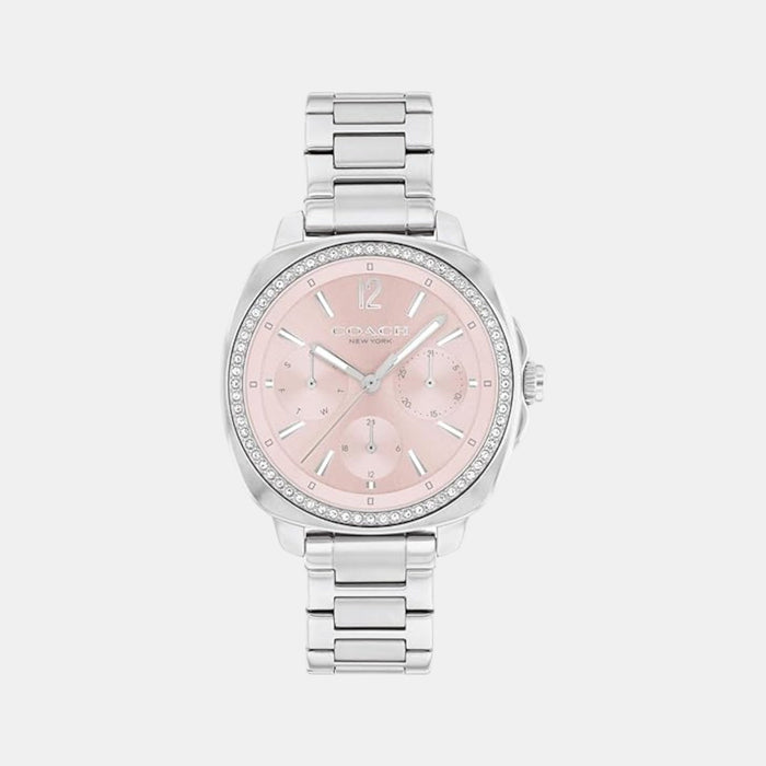 Kitt Women Quartz Pink Dial Multi-Function Stainless Steel Watch 14504392