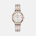 Slim-Line Classic Ladies Women Quartz Silver Dial Analog Stainless Steel Watch 512857 49 15 20