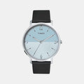 Trendline Men Quartz Blue Dial Analog Leather Watch TW0TG8029