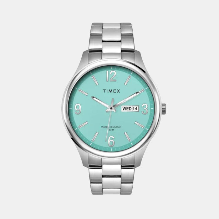 Trendline Men Quartz Champagne Dial Analog Stainless Steel Watch TWEG18447