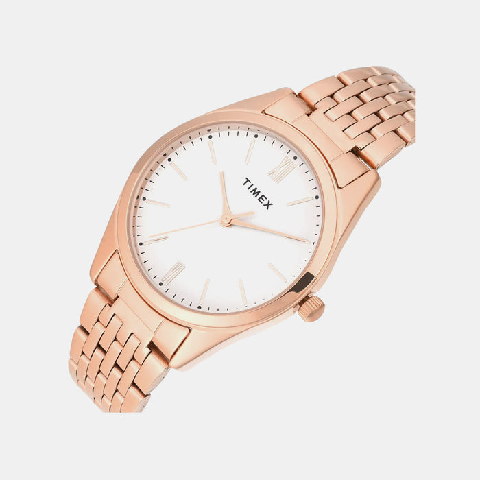 Trendline Women Quartz White Dial Analog Stainless Steel Watch TWTL14102